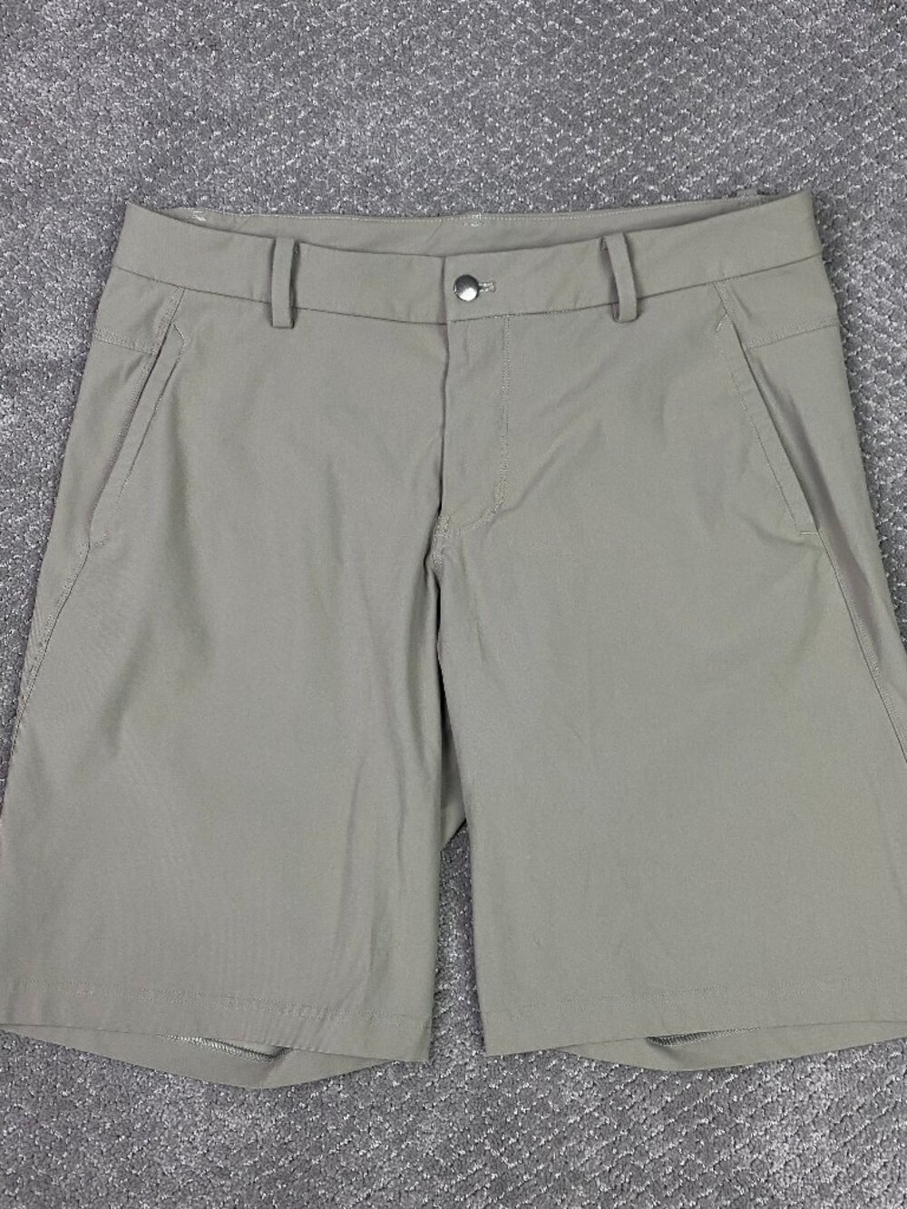 Lululemon Commission Shorts Mens 38 Khaki Tan